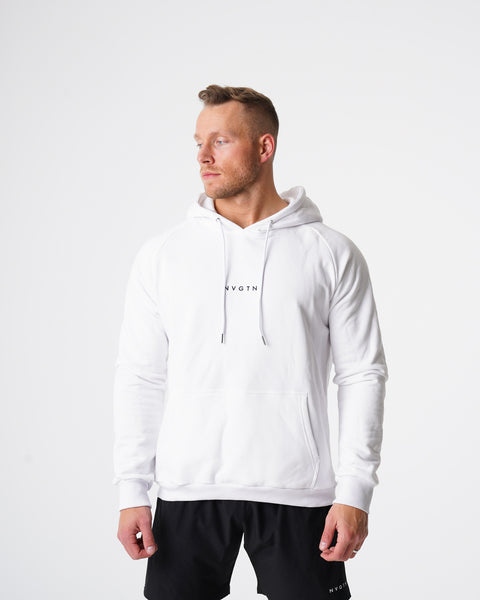 White Lounge Hoodie