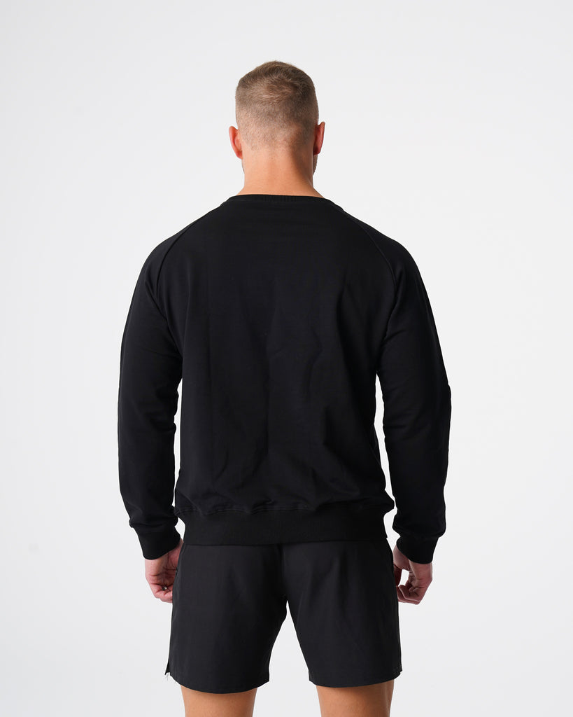 Black Crew Neck Sweatshirt