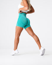 Load image into Gallery viewer, Turquoise Contour Seamless Shorts