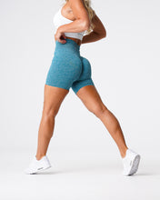 Load image into Gallery viewer, Teal Scrunch Seamless Shorts