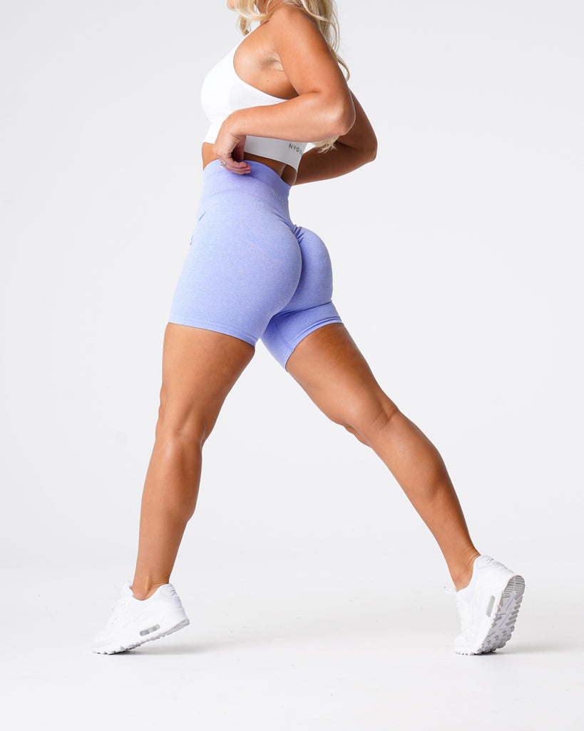 Periwinkle Scrunch Seamless Shorts