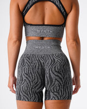 Load image into Gallery viewer, Black Speckled Zebra Seamless Shorts