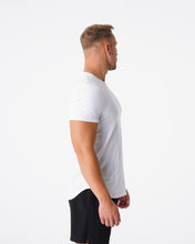 Load image into Gallery viewer, White Pulse Fitted Tee