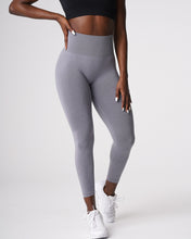 Load image into Gallery viewer, Grey Curve Seamless Leggings