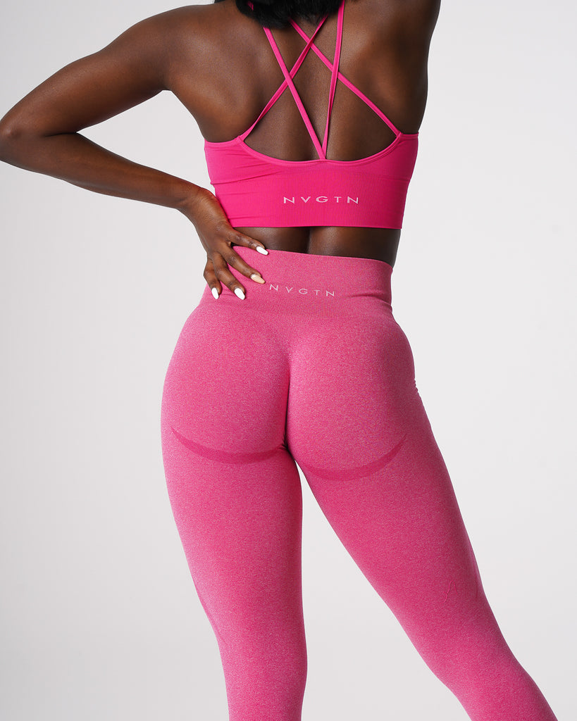 Fuchsia Contour Seamless Leggings