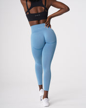 Load image into Gallery viewer, Sky Blue Contour Seamless Leggings