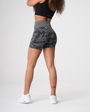 Load image into Gallery viewer, Black Camo Seamless Shorts