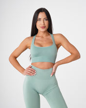 Load image into Gallery viewer, Sage Green Ignite Seamless Bra