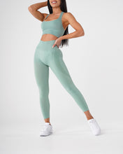 Load image into Gallery viewer, Sage Green Contour Seamless Leggings