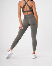 Load image into Gallery viewer, Khaki Green Curve Seamless Leggings