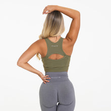 Load image into Gallery viewer, Army Green Performance Bra